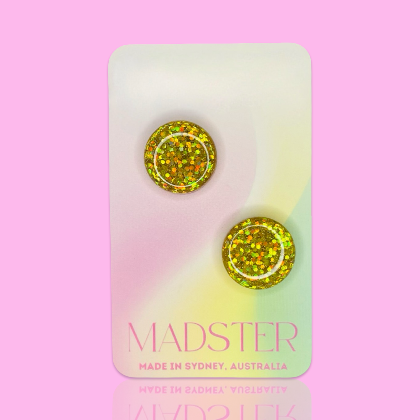 Golden Stud Earrings