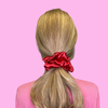 REGULAR Deluxe Silk Satin Scrunchies  - Red