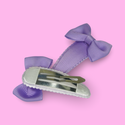 Snap Clips (Set of 2) - Purple