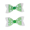 ISABELLA Sparkly Hair Bow Twin Pack