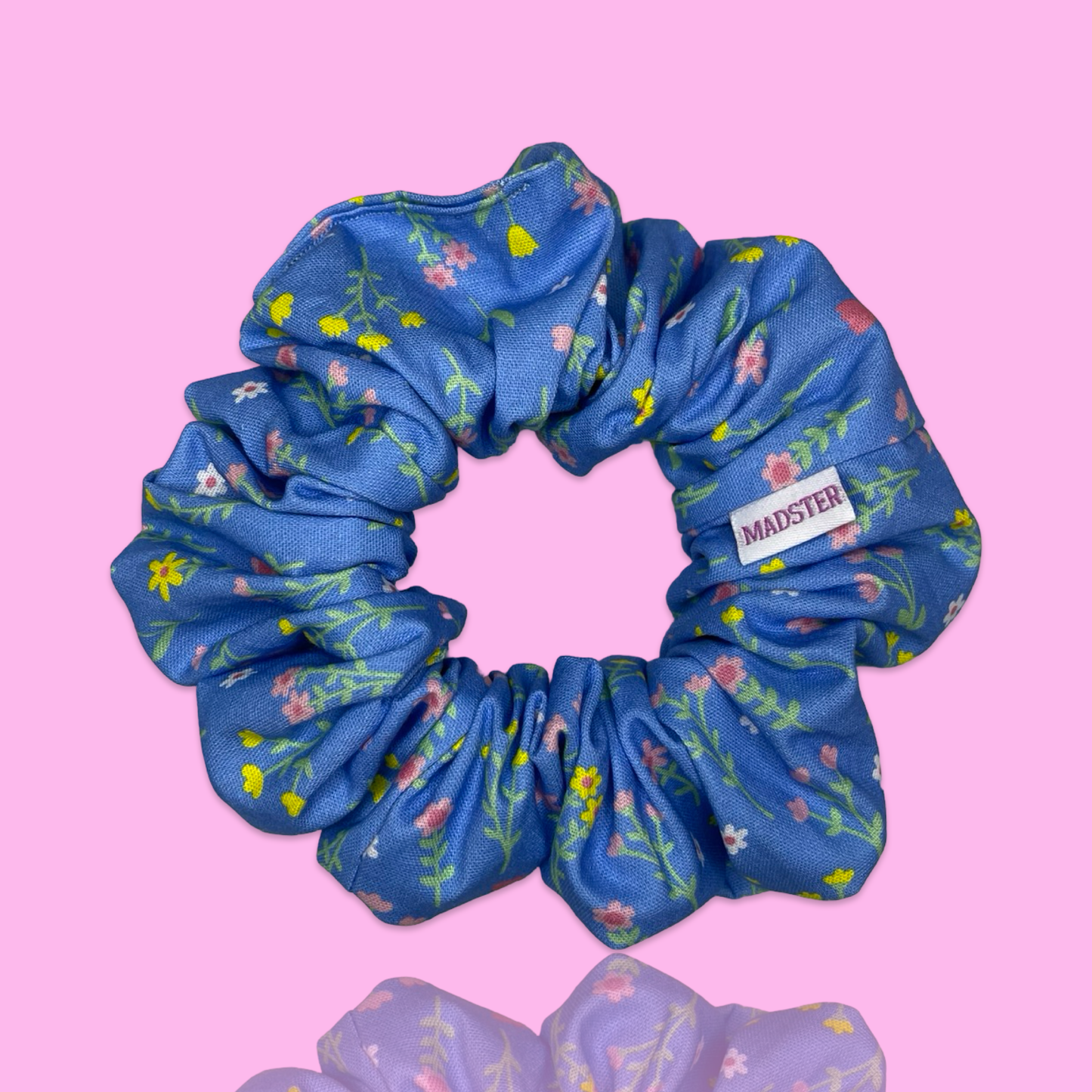 Floral Scrunchies - Blue