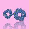 Floral Scrunchies - Blue