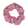 SMALL Pink Floral Scrunchies