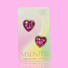 Plump Heart Studs 2cm