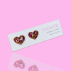 3D Mini Heart Studs