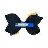 SOPHIA Sparkly Navy MEDIUM Hair Bow