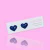 3D Mini Heart Studs