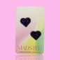 Sparkly Heart Studs