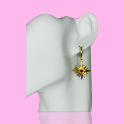 Gold Huggie Hoop Earrings