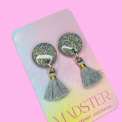 Mini Dangle Tassel Earrings