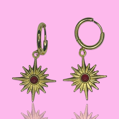 Gold Huggie Hoop Earrings