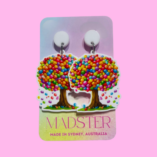 Sweet Candy Tree Earrings