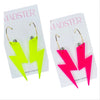 Lightning Bolt Hoops