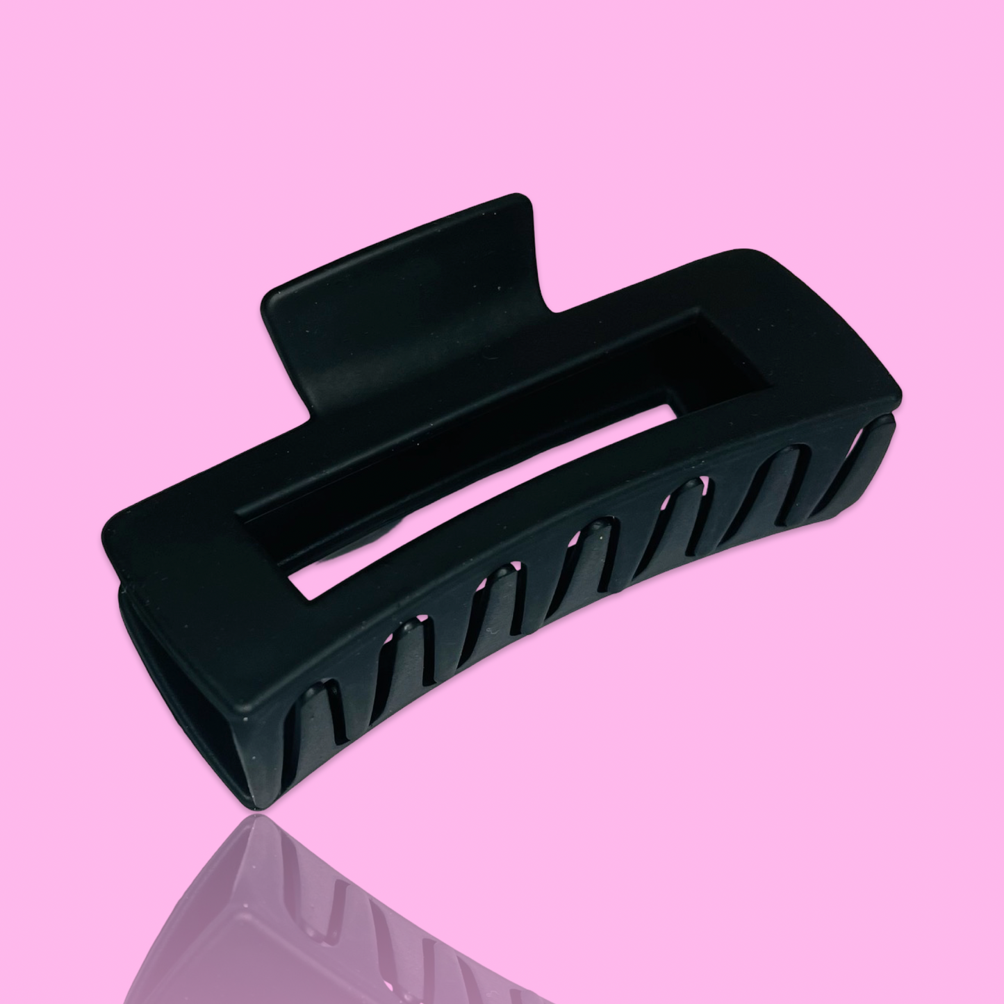 Black Matte Hair Claw 10cm