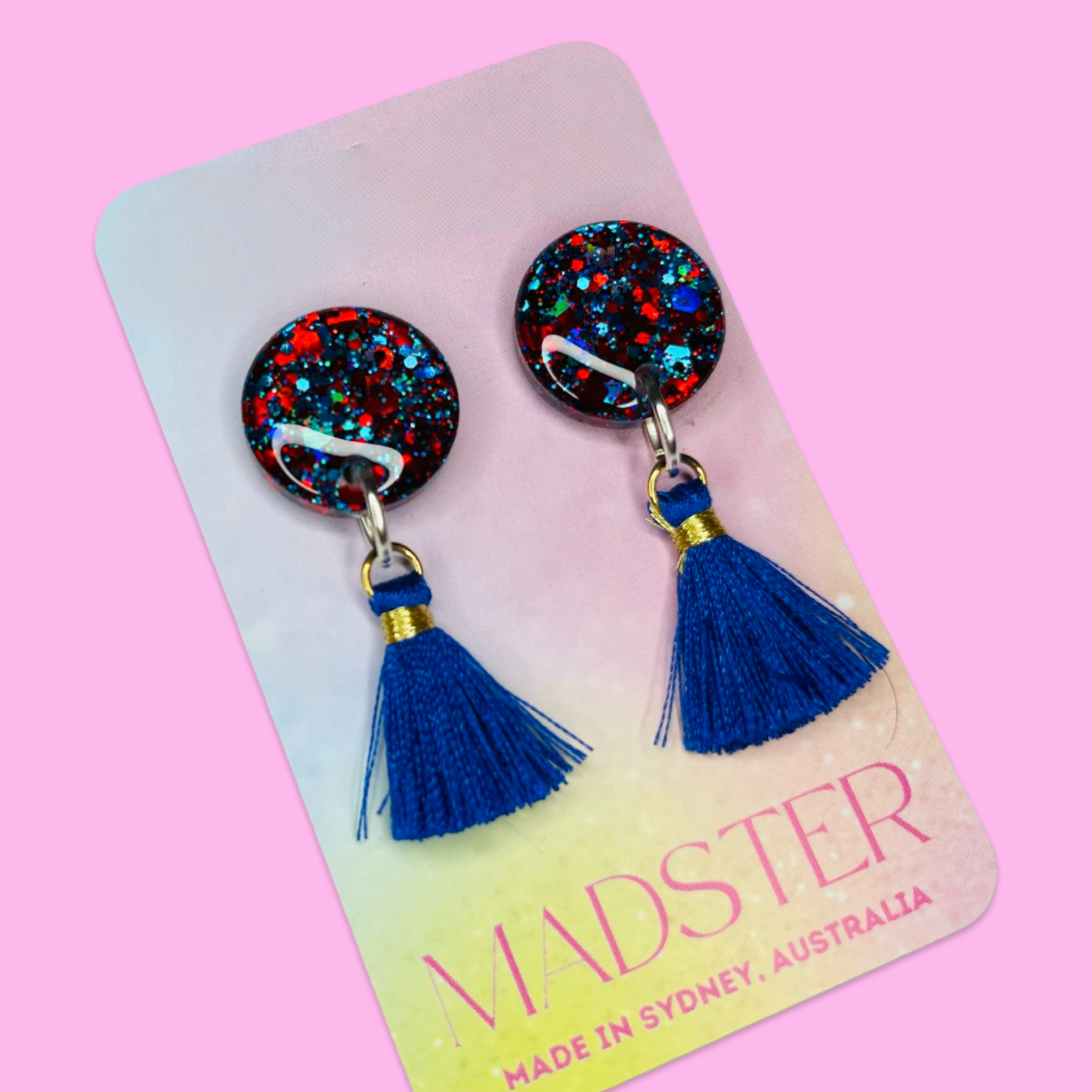 Mini Dangle Tassel Earrings