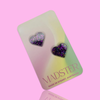 Sparkly Heart Studs