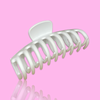 Jumbo Hair Claw 11cm - White