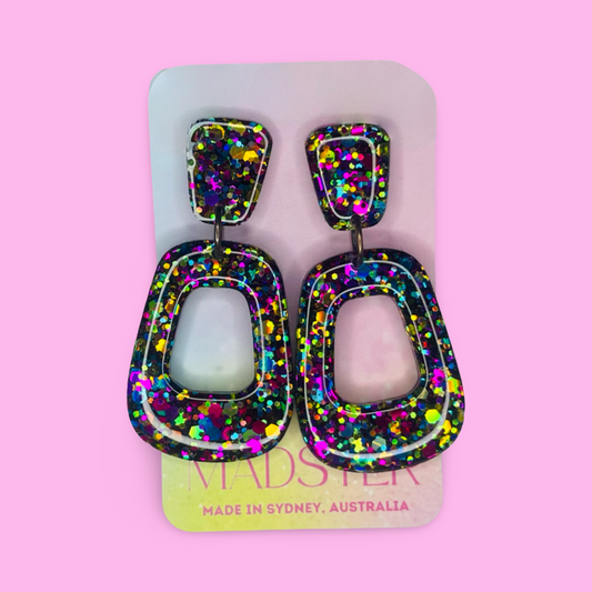 Party Statement Dangle Earrings