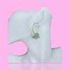 Gold Hoops with Charms