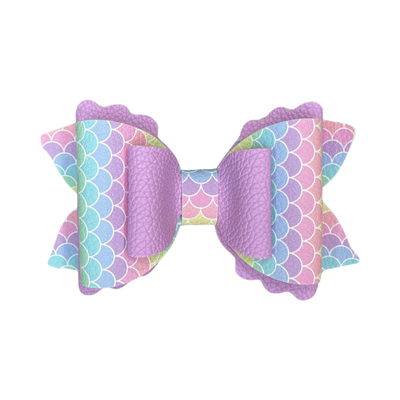 SOPHIA Pastel Mermaid MEDIUM Hair Bow