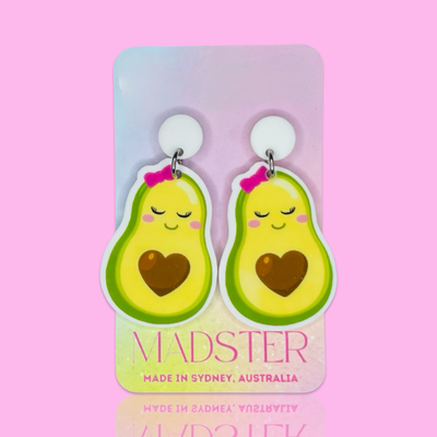 Cute Avocado Earrings