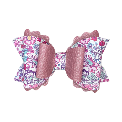 SOPHIA Floral MEDIUM Hair Bow