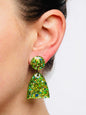 Leila Green Dangle Earrings