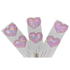 3D Midi Heart Studs 25mm