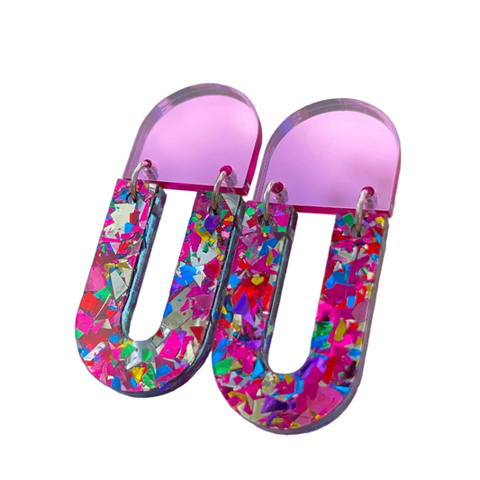 Siena Pink Drop Dangle