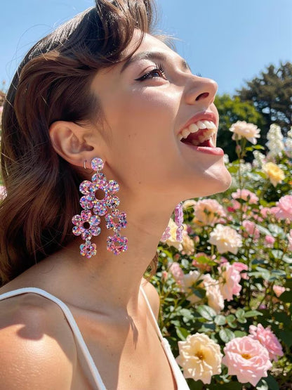 Flower Luxury Dangle Earrings