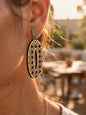 Birch Rattan Earrings