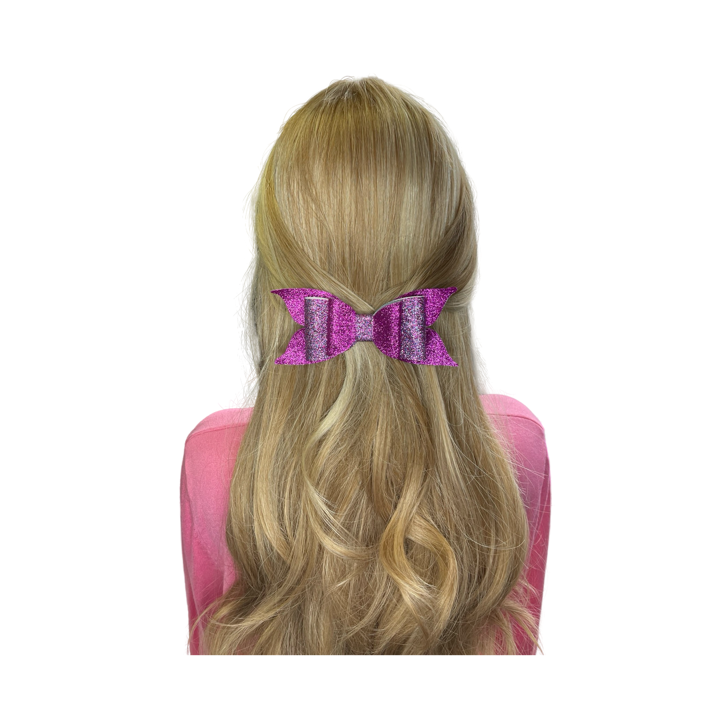 AUDREY Purple LARGE Hair Bow