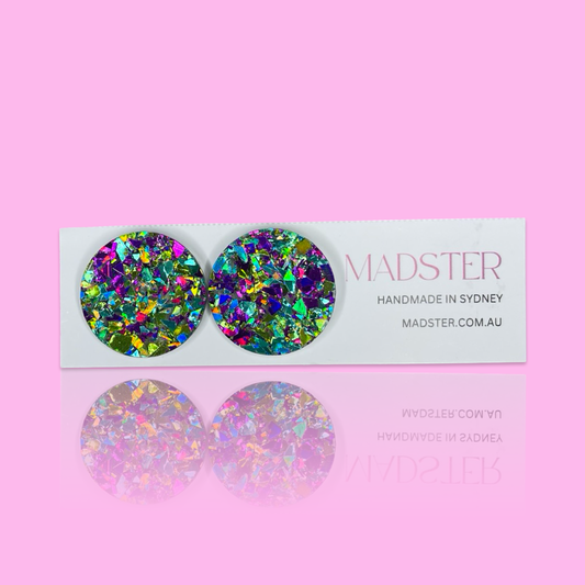Peacock Stud Earrings