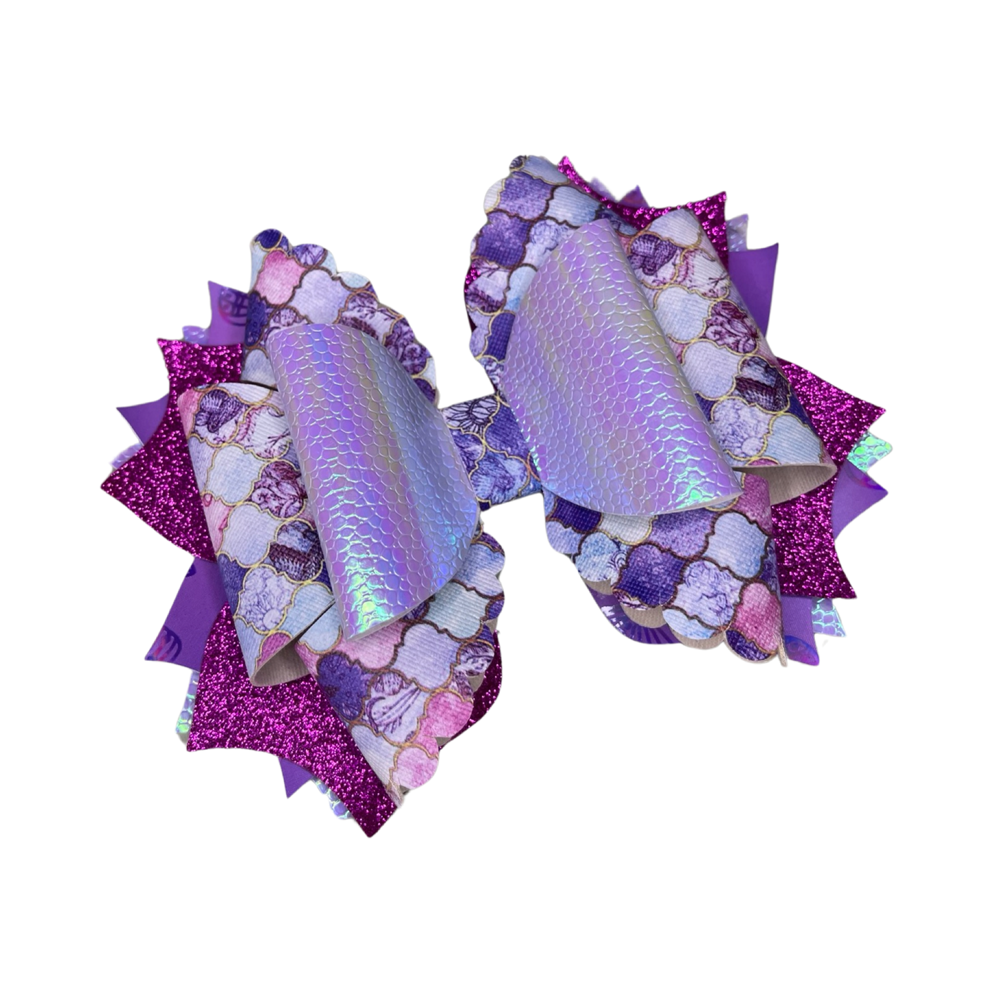 HERA Purple DELUXE XL Hair Bow