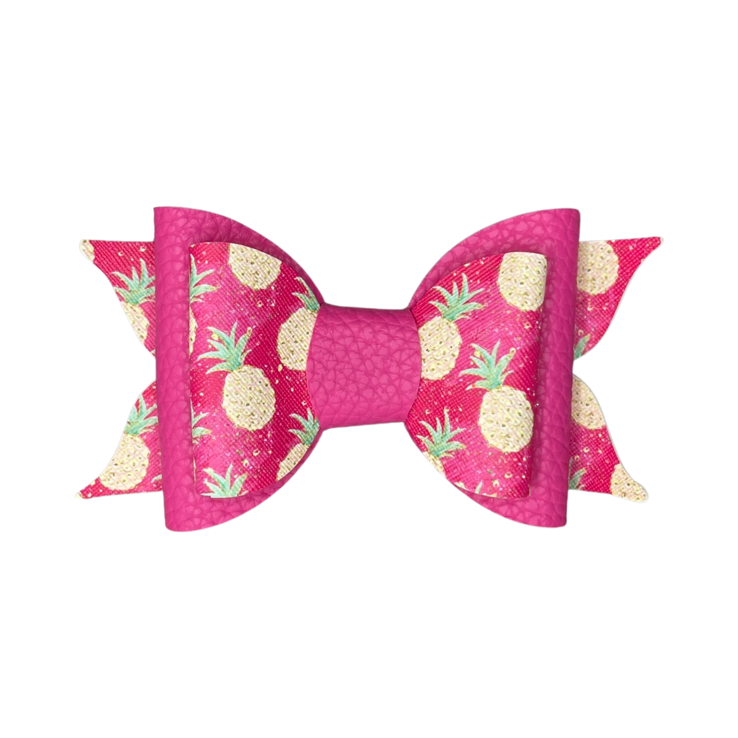 ISLA Pink Pineapple LARGE Hair Bow