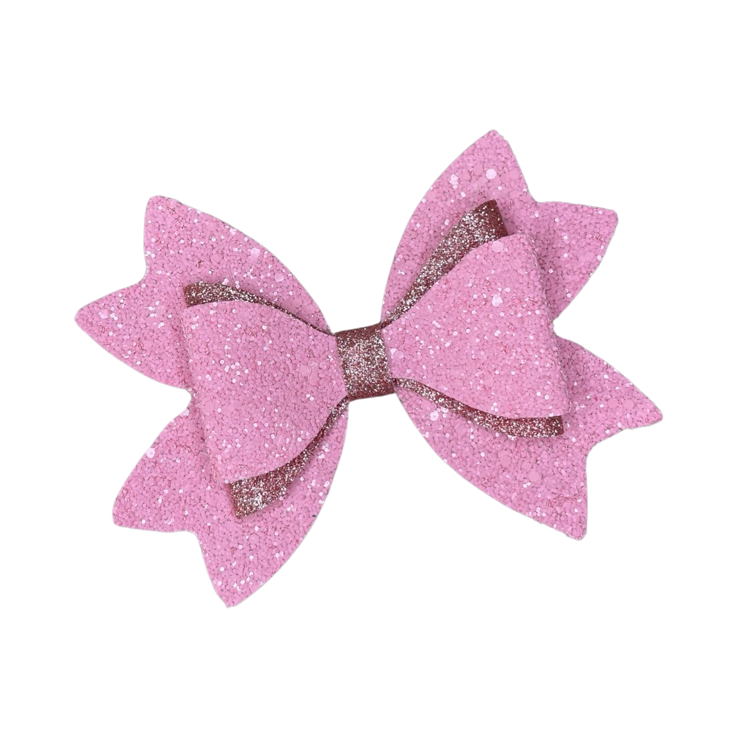 LOLA Sparkly Pink LARGE Hair Bow