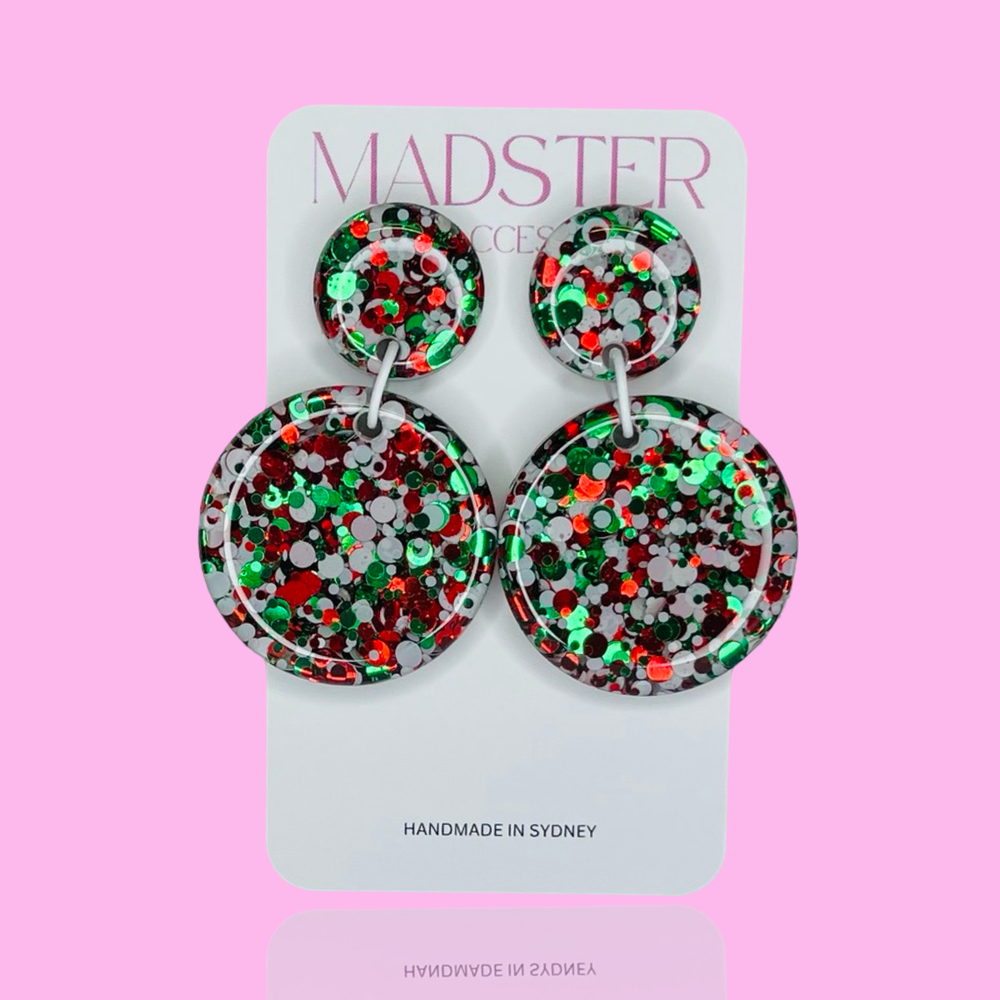 Christmas #10 Statement Dangle Earrings