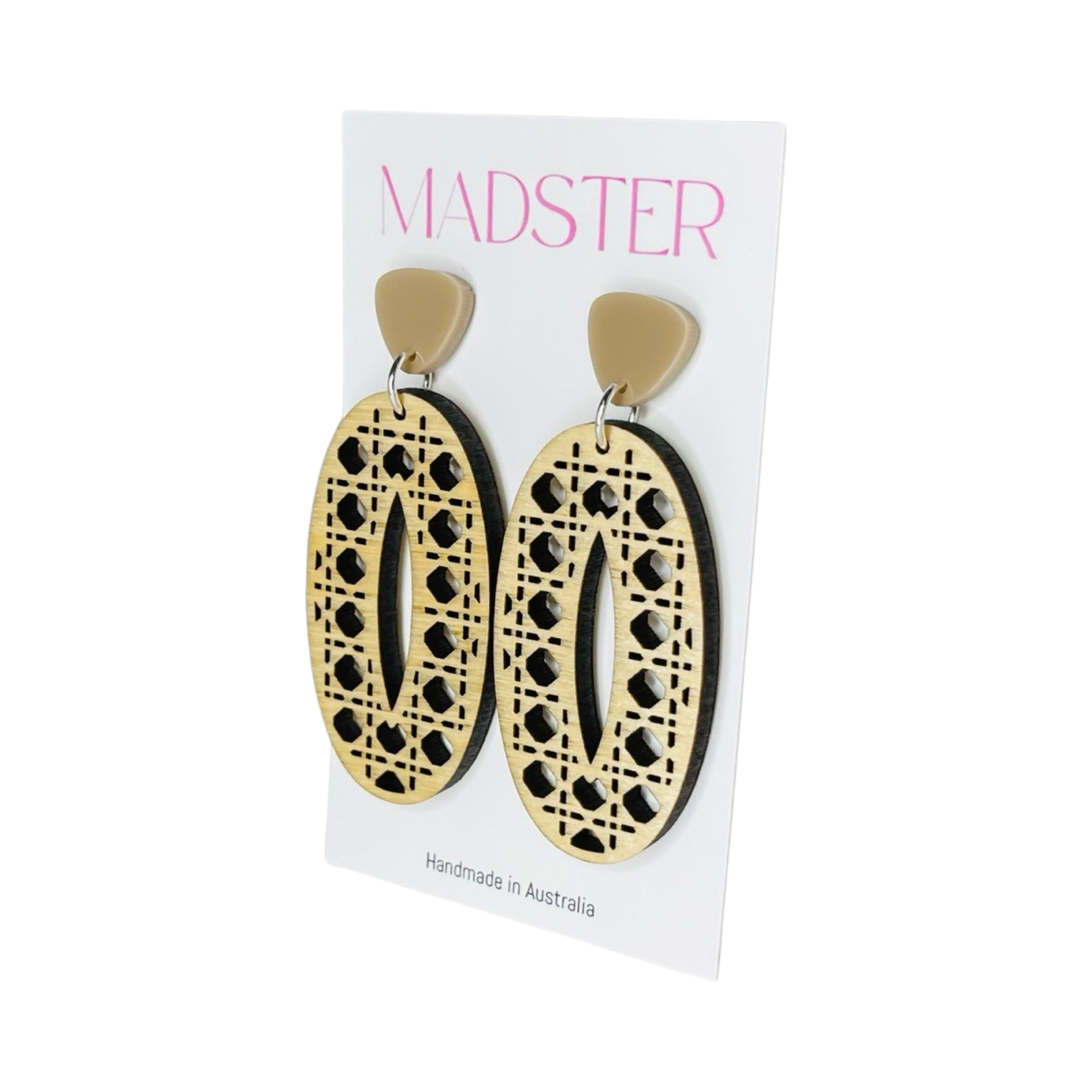 Rattan Dangle Earrings