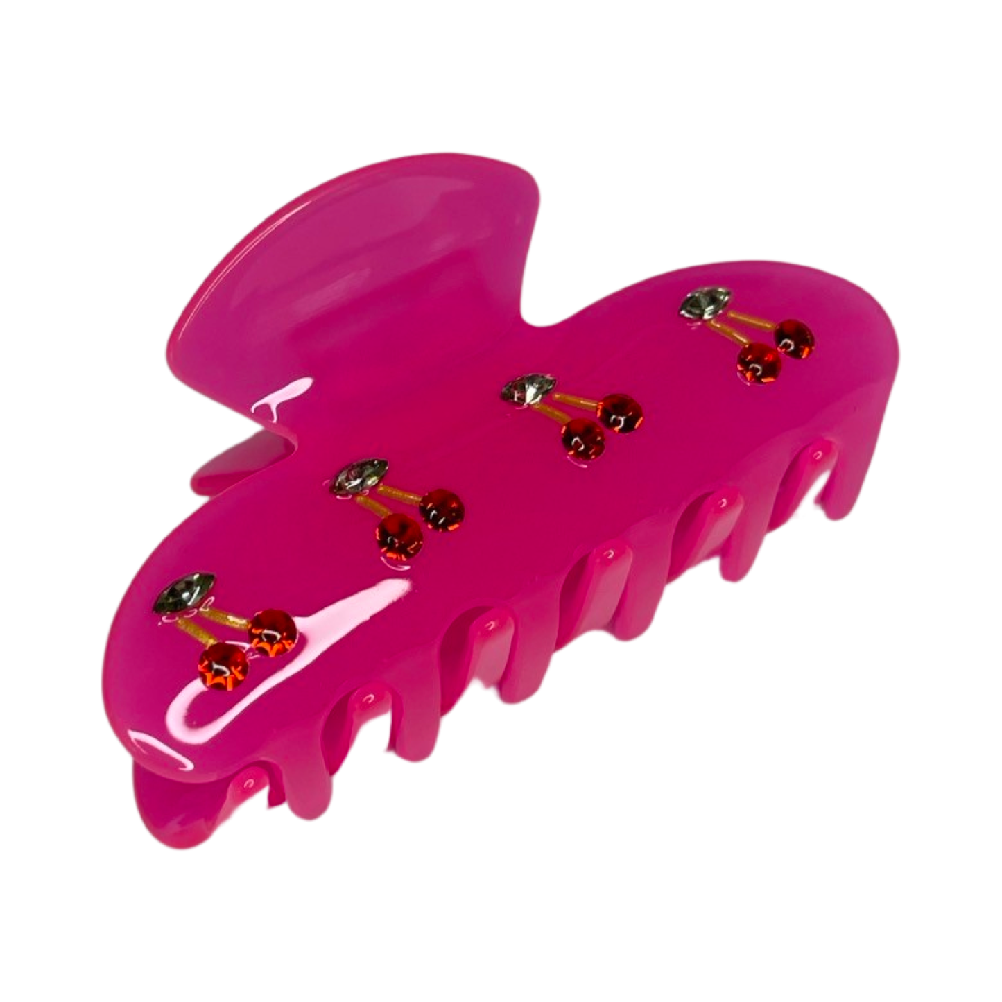 Cherry  Hair Claw 8cm **Choose Your Colour**