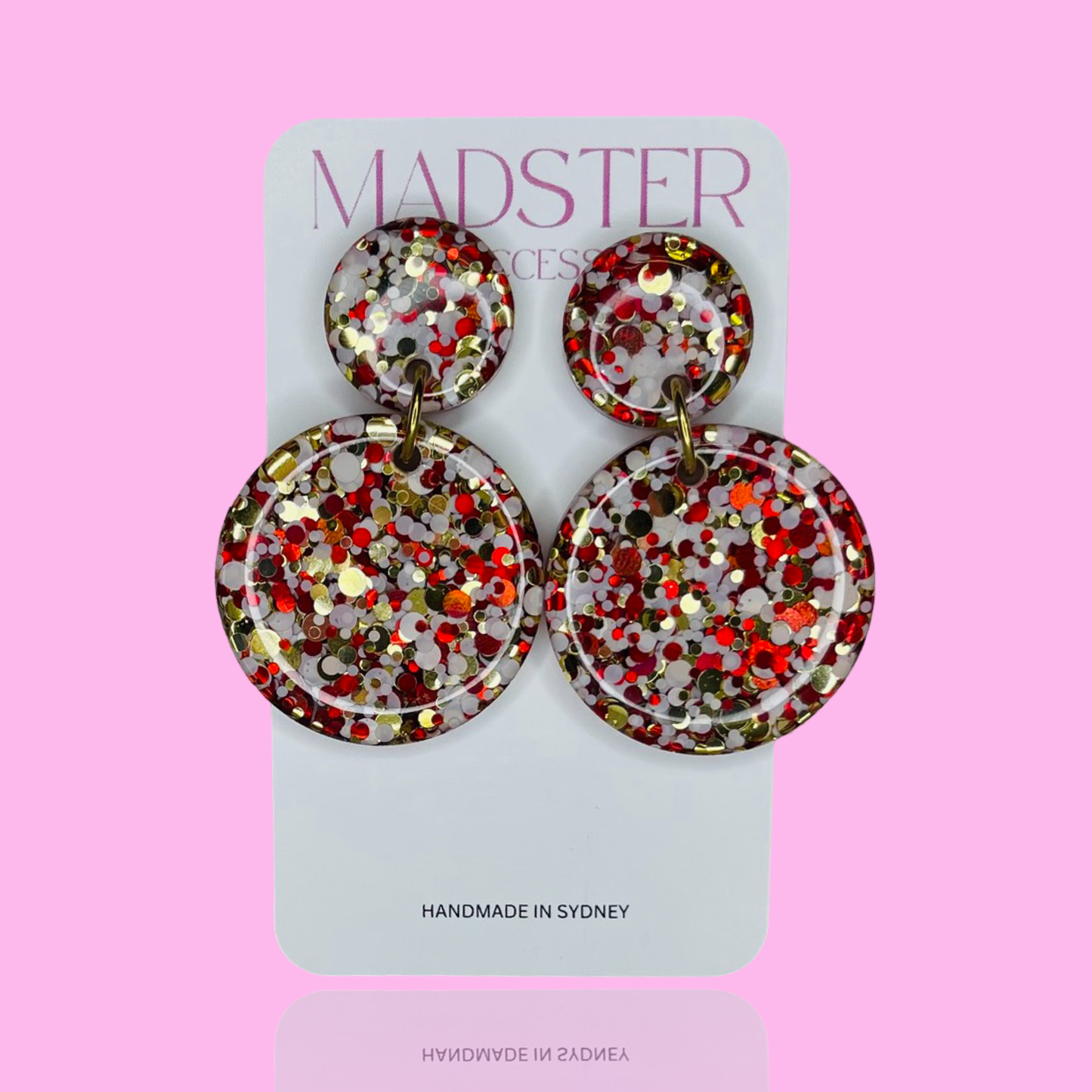 Christmas #4 Statement Dangle Earrings