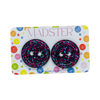 Glitter Buttons 38mm Pack Of 2