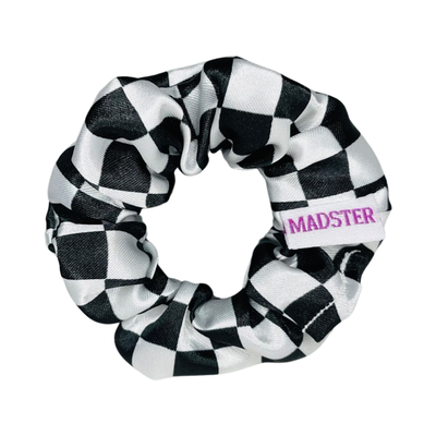 XS Chess Satin Scrunchies