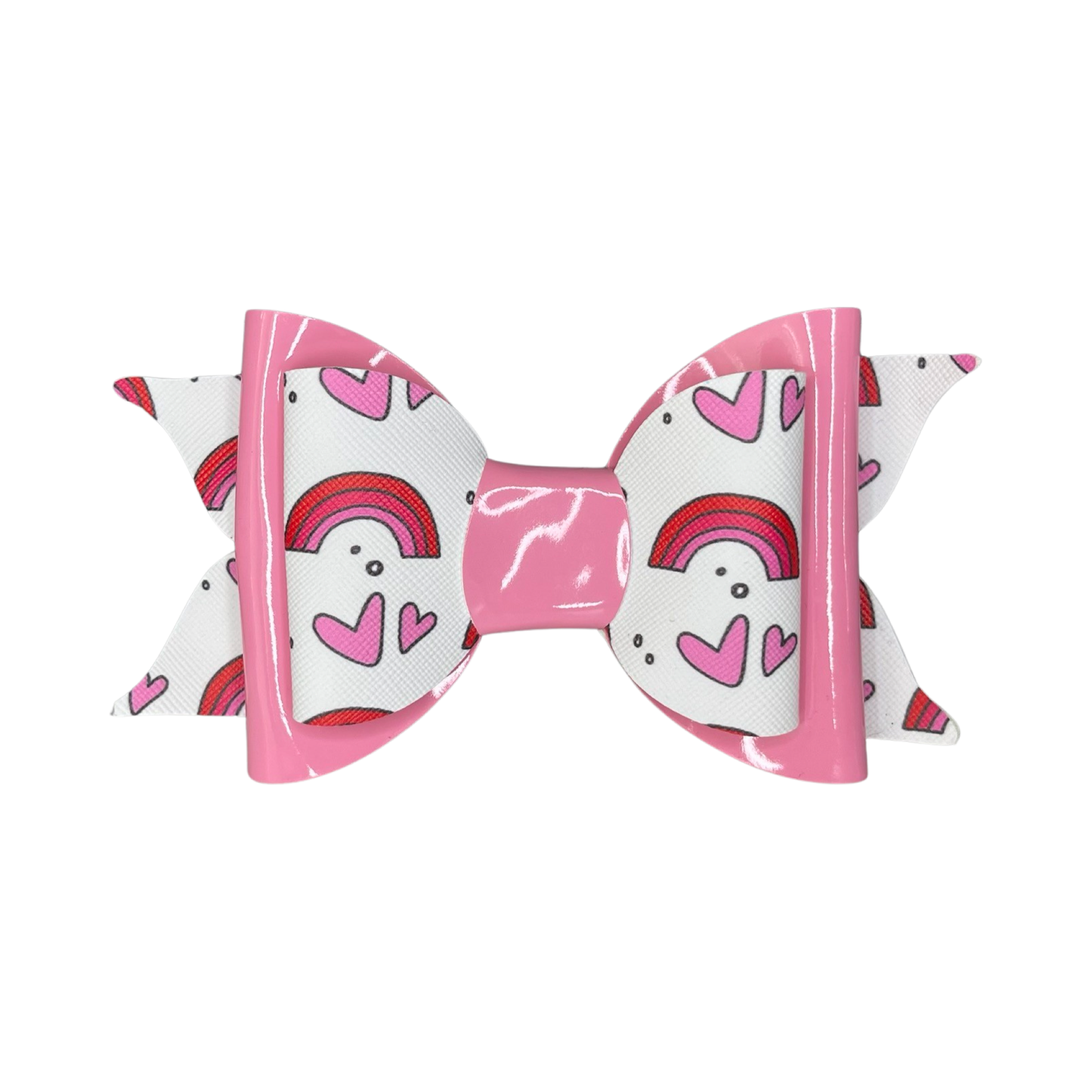 ISLA Heart LARGE Hair Bow