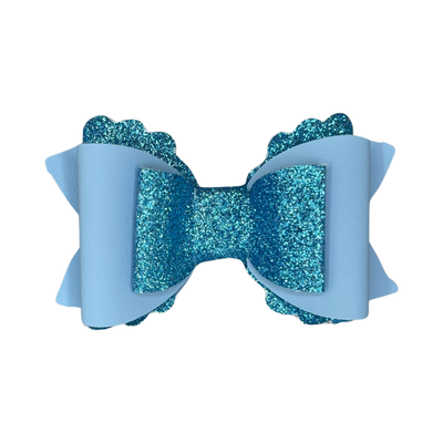 SOPHIA Sky Blue MEDIUM Hair Bow