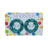 Glitter Buttons 38mm Pack Of 2