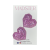 3D Large Heart Studs 35mm