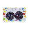 Glitter Buttons 38mm Pack Of 2