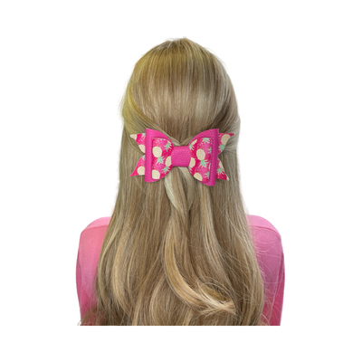 ISLA Pink Pineapple LARGE Hair Bow