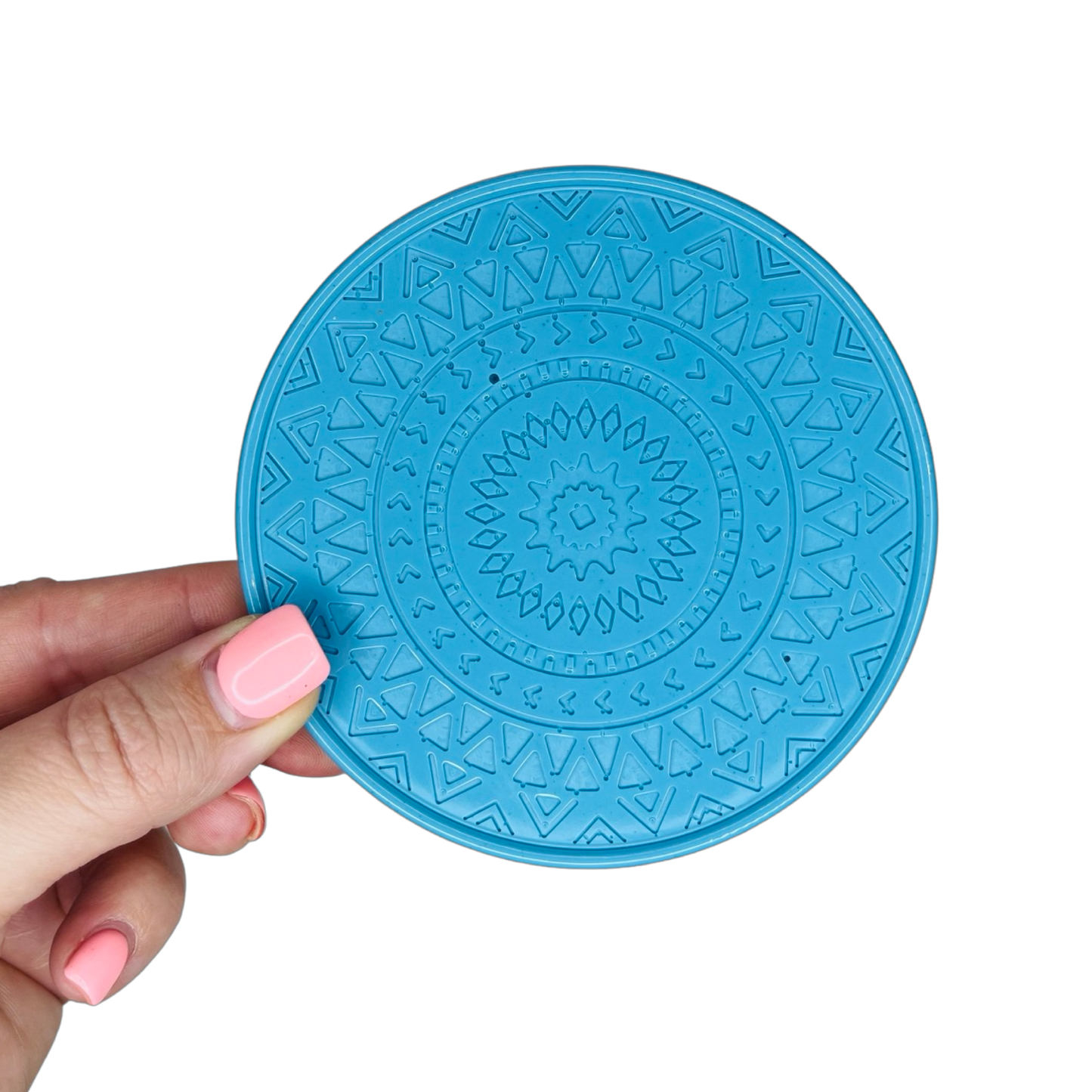 Resin Mandala Coaster Set - Blue