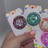 Glitter Buttons 40mm